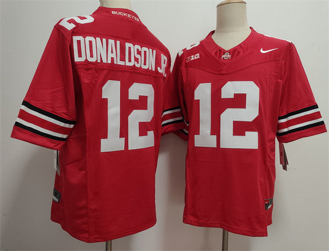 Ohio State Buckeyes #12 CJ Donaldson 2025 F.U.S.E. Limited Stitched Jersey