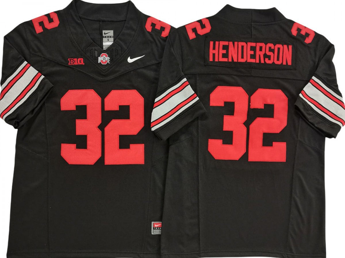 Ohio State Buckeyes #32 TreVeyon Henderson Vapor F.U.S.E. Limited Jersey Stitched