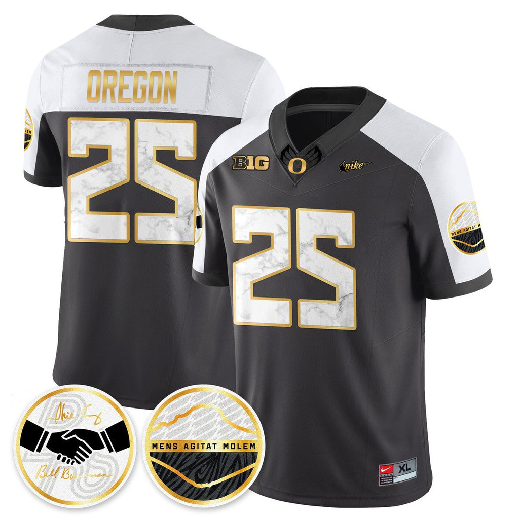 Oregon Jersey #25 Oregon Ducks 2025 Shoe Duck Stitched