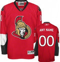 Ottawa Senators  Customized Red Jersey Stitched