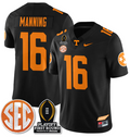Peyton Manning Jersey #16 Tennessee Vols Playoff First Round Patch
