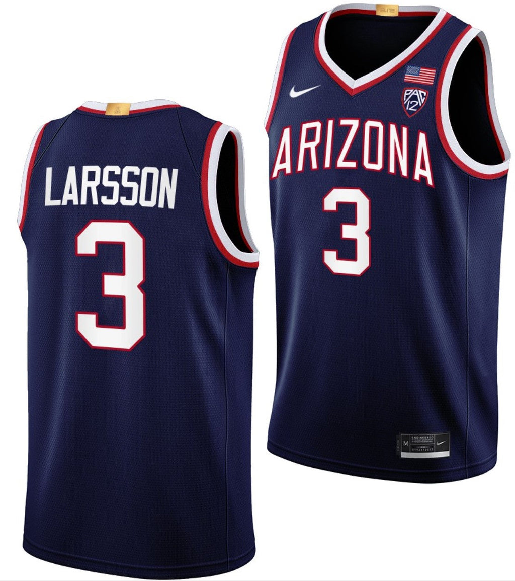 Pelle Larsson Jersey Arizona Wildcats College Basketball Limited #3