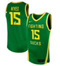 Phillipina Kyei Jersey #15 Oregon Ducks NIL Basketball Green