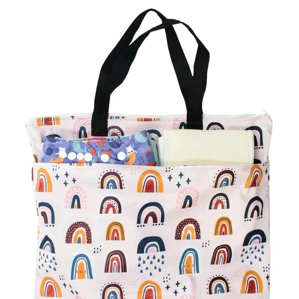 Reusable Cloth Laundry Diaper Storage Bag