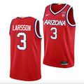 Pelle Larsson Jersey #3 Arizona Wildcats College Basketball Red
