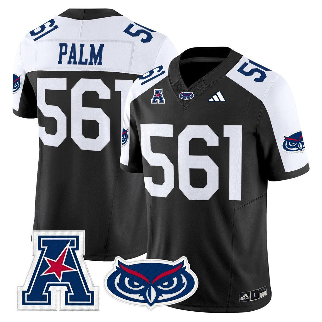 Palm Jersey #561 Florida Atlantic Owls 2025 All Stitched