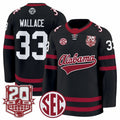 Parks Wallace Jersey #33 Alabama Crimson 2025-26 20th Patch Stitched
