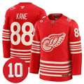 Patrick Kane Jersey #88 Red Wings #10 Alex Delvecchio Honoring