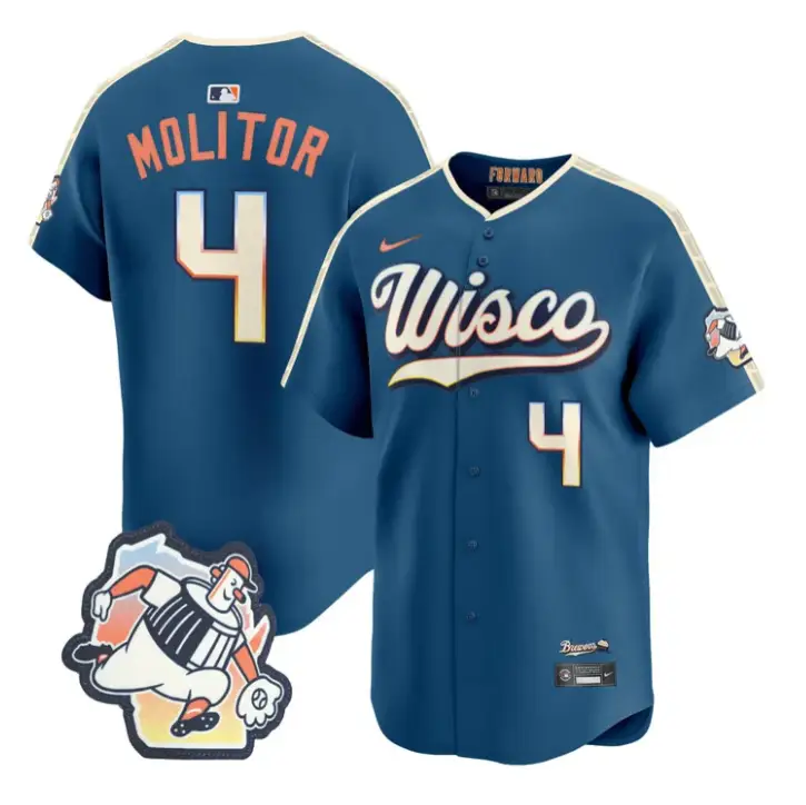 Paul Molitor Jersey #4 Milwaukee Brewers 2026 City Connect Premier Stitched