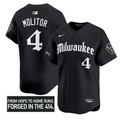 Paul Molitor Jersey #4 Milwaukee Brewers Gothic 414 Shadows Edition