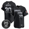 Paul Skenes Jersey #30 Pittsburgh Pirates 412 Patch Vapor Premier Limited V8 Stitched