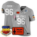 Payton Zdroik Jersey #96 Air Force 2025 Honor F-16 Stitched 20th Fighter