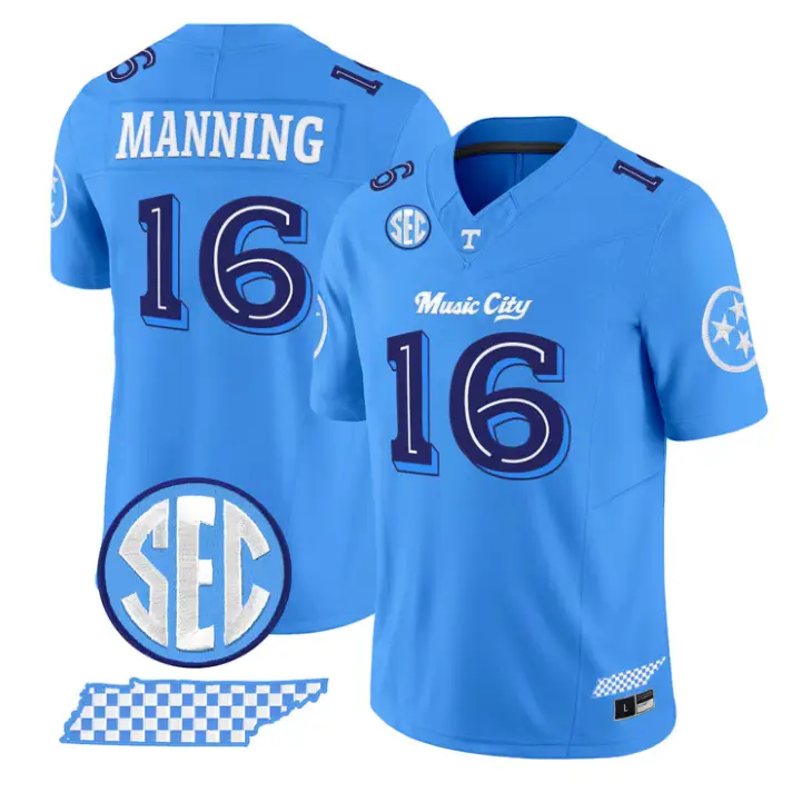 Peyton Manning Jersey #16 Tennessee Vols Music City Edition Stitched