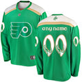 Philadelphia Flyers Green Customized 2019 St. Patrick's Day Adidas Jersey Stitched