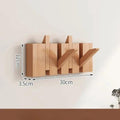 Piano Foldable Wooden Flip Hook Wall Rack