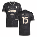 Pierre Kalulu 15 Juventus 2025-26 Third Match Jersey – Black