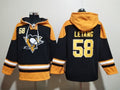 Pittsburgh Penguins #58 Kris Letang Pullover Hoodie