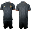 Portugal Team Blank Black 2026 World Cup Away Soccer Jersey Suit