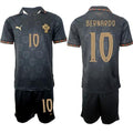 Portugal #10 BERNARDO Jersey National Team x World Cup 2026 Away Gray On Eusebio special edition Soccer
