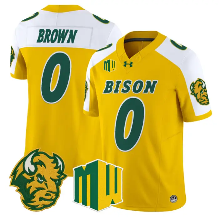 Preston Brown Jersey #0 North Dakota State Bison 2026 Vapor Stitched