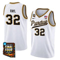 Purdue Boilermakers #32 Jace Rayl 2024 Final Four Patch Basketball White