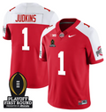 Quinshon Judkins Jersey #1 Ohio State Buckeyes Playoff First Round Patch