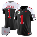 Quinshon Judkins Jersey #1 Ohio State Rose Bowl Patch Football