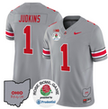 Quinshon Judkins Jersey #1 Ohio State Buckeyes Rose Bowl Vapor Limited
