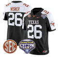 Quintrevion Wisner Jersey #26 Texas Longhorns Cotton Bowl Patch Stitched