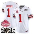 Quinshon Judkins Jersey #1 Ohio State National Championships 2024 Patch White