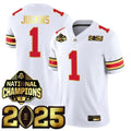 Quinshon Judkins Jersey #1 Ohio State National Championships 2024 White