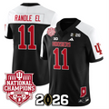 Randle El Jersey #11 Indiana Hoosiers 2025 National Champions Stitched Black Alternate