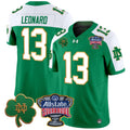Riley Leonard Jersey #13 Notre Dame 2024 Sugar Bowl Patch V2 Stitched