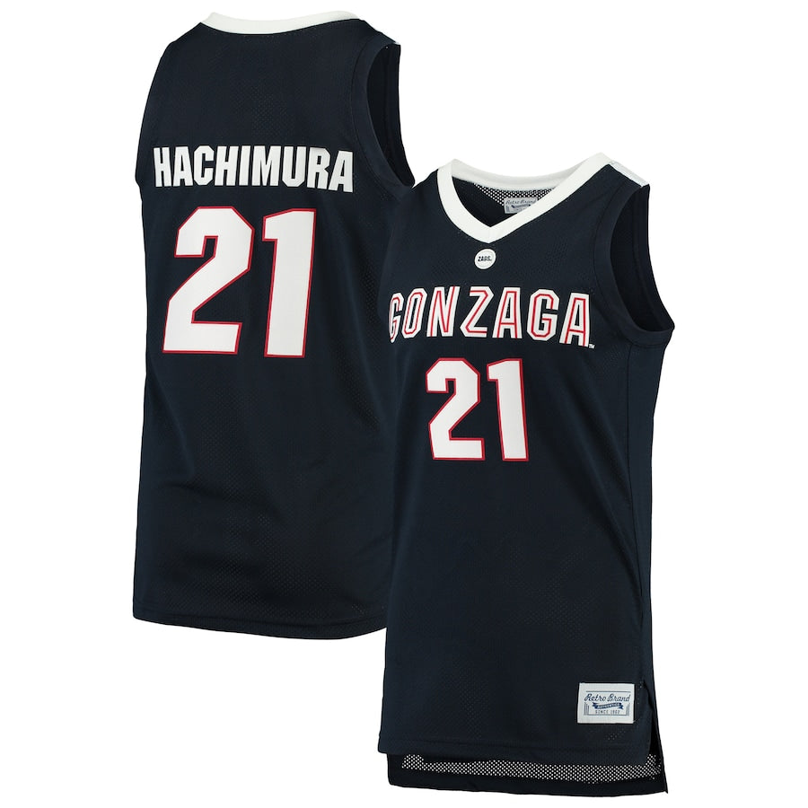 Rui Hachimura Jersey Gonzaga Bulldogs College Basketball Black #21