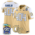 Ramblin Jersey #404 Georgia Tech Jackets Pop-Tarts Bowl Stitched
