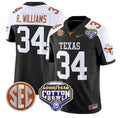 Ricky Williams Jersey #34 Texas Longhorns Cotton Bowl Patch Stitched