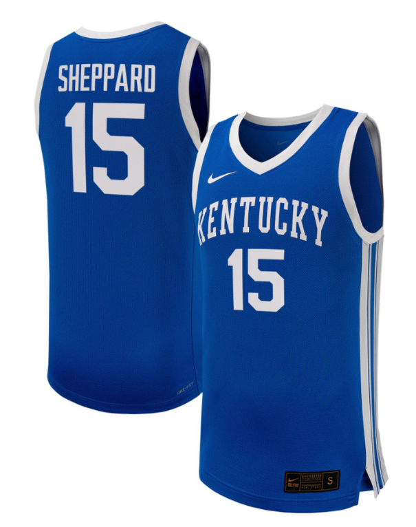 Reed Sheppard Kentucky Wildcats Basketball Royal Jersey -All Stitched