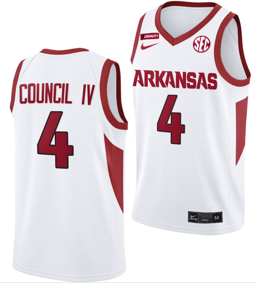 Ricky Council IV Jersey Arkansas Razorbacks College Basketball #4
