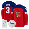 Radko Gudas Jersey #3 Czechia Olympic 2026 Premium Hockey All Stitched