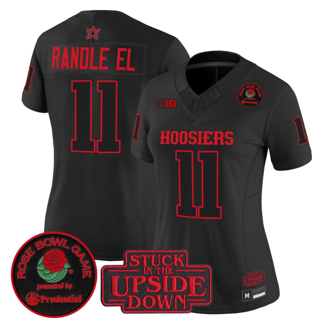 Randle El Jersey #11 Indiana Hoosiers Stranger Things 2025 Rose Bowl Stitched