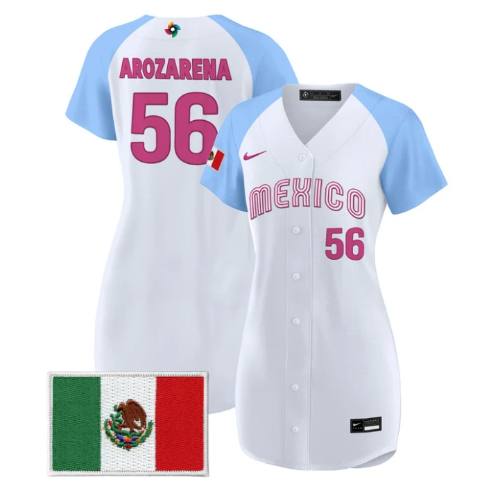 Randy Arozarena Jersey #56 Team Mexico 2026 World Baseball Dress Stitched
