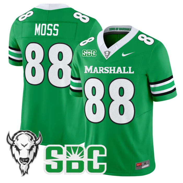 Randy Moss Jersey #88 Marshall Thundering Herd 2025 Stitched