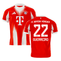 Raphael Guerreiro 22 Bayern Munich 2025-26 Home Jersey – Red