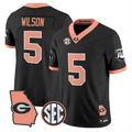 Raylen Wilson Jersey #5 Georgia Bulldogs 2026 The Big Peach Stitched