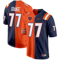 Red Grange Jersey #77 Illinois Fighting Illini Split Football Game Stitched