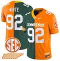 Reggie White Jersey Packers #92 Tennessee Volunteers Split Vapor Football
