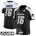 Rich Gannon Jersey #16 Delaware Blue Hens 2025 Vapor Limited Stitched