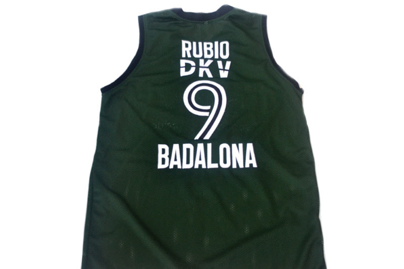 Ricky Rubio Jersey #9 Spain Espana Badalona Basketball Green