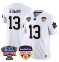 Riley Leonard Jersey #13 Notre Dame 2024 Orange Bowl & Sugar Bowl Patch Stitched