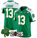 Riley Leonard Jersey #13 Notre Dame 2025 CFP Final Patch
